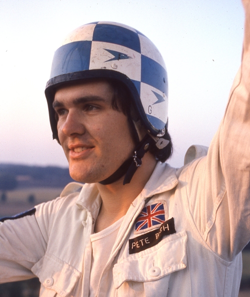 Pete in action, 'Dante' from Marsh Benham 1975 (Elaine Marriott)